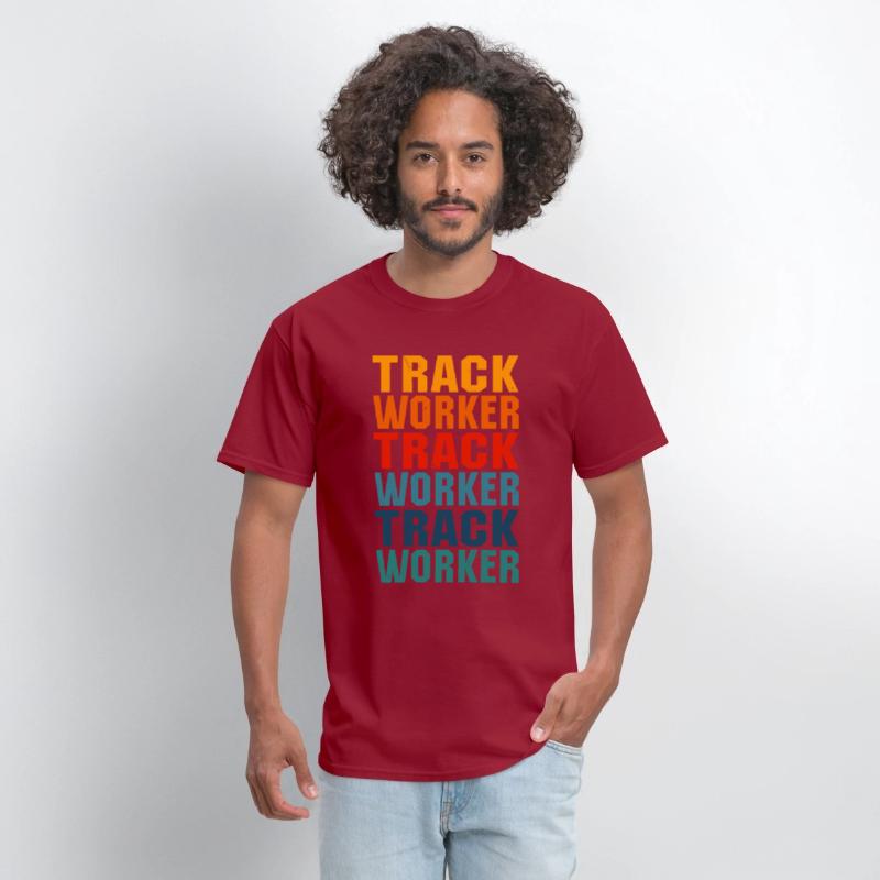 Awesome Track Worker Lettering Design