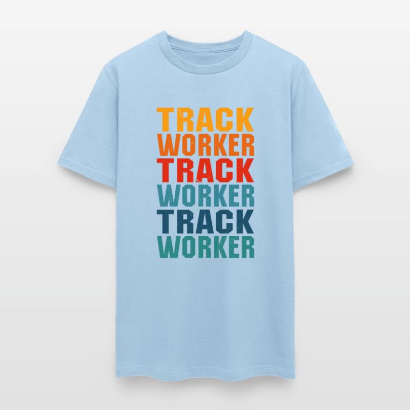 Awesome Track Worker Lettering Design