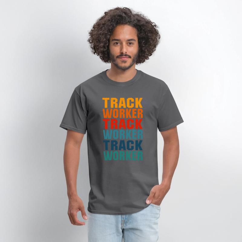 Awesome Track Worker Lettering Design