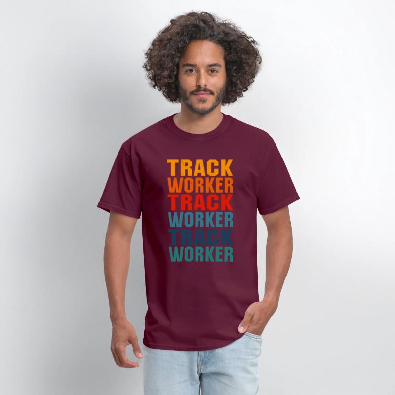 Awesome Track Worker Lettering Design