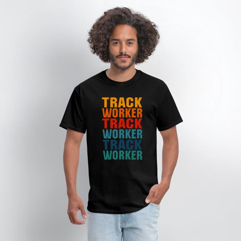 Awesome Track Worker Lettering Design