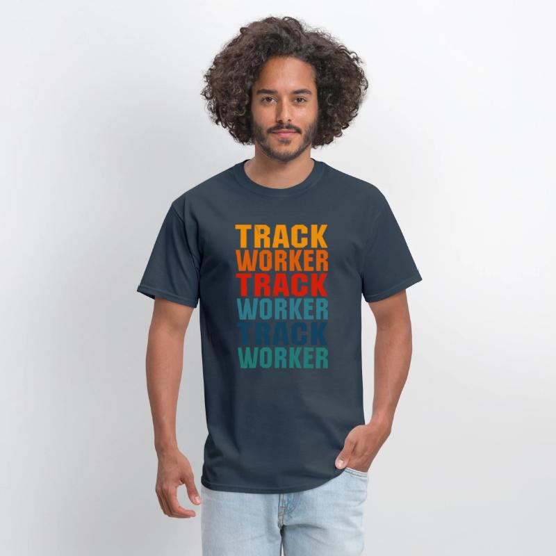Awesome Track Worker Lettering Design