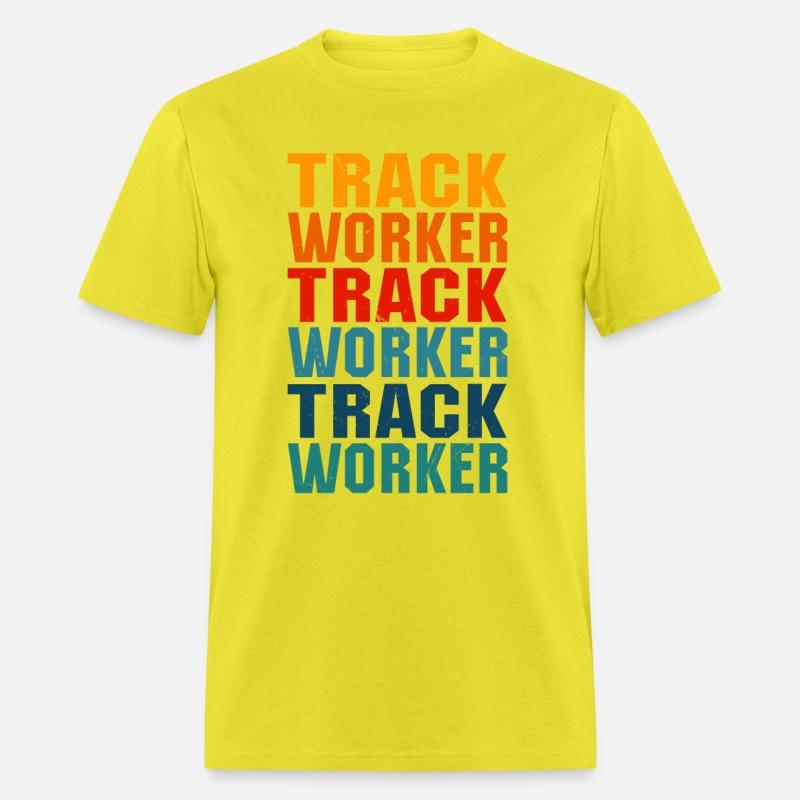 Awesome Track Worker Lettering Design