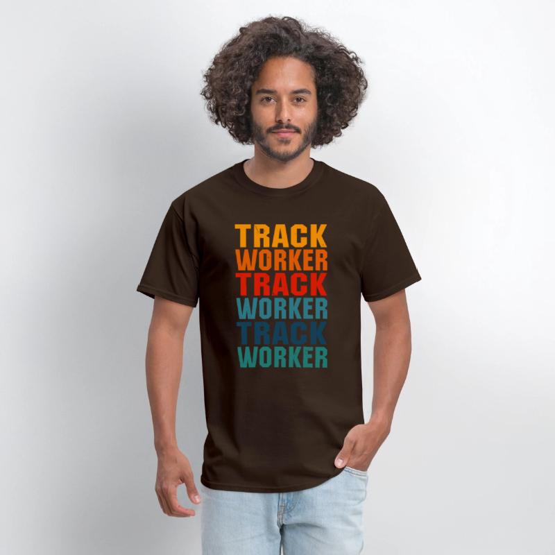 Awesome Track Worker Lettering Design