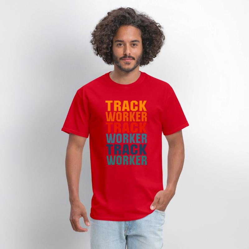Awesome Track Worker Lettering Design