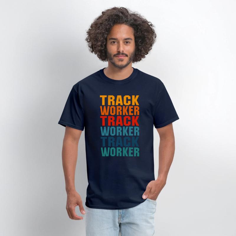 Awesome Track Worker Lettering Design