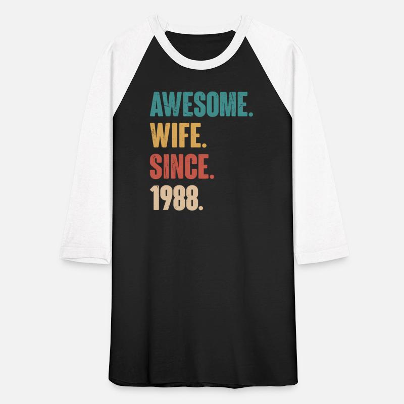 Awesome Wife Since 1988 35Th Year Wedding