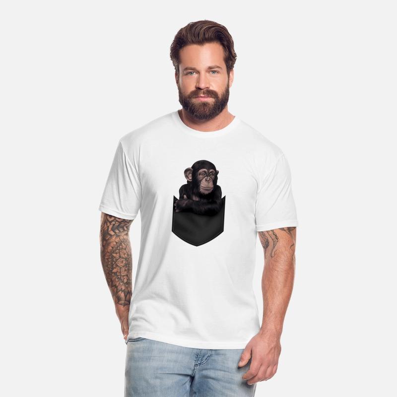 Baby Chimpanzee In Pocket Great Apes Africa