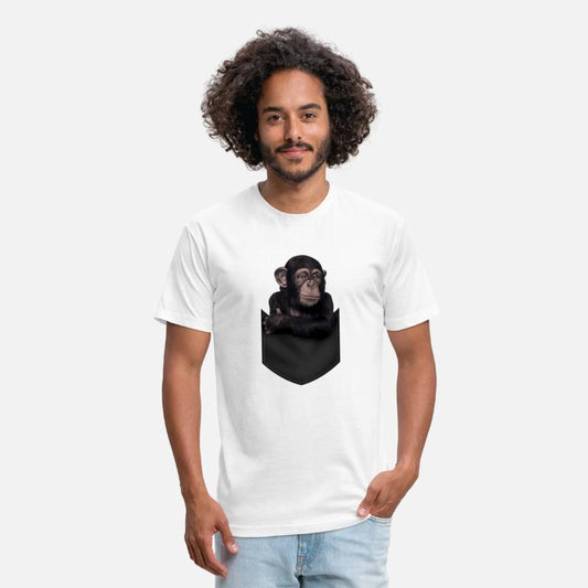 Baby Chimpanzee In Pocket Great Apes Africa