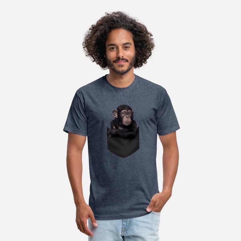 Baby Chimpanzee In Pocket Great Apes Africa