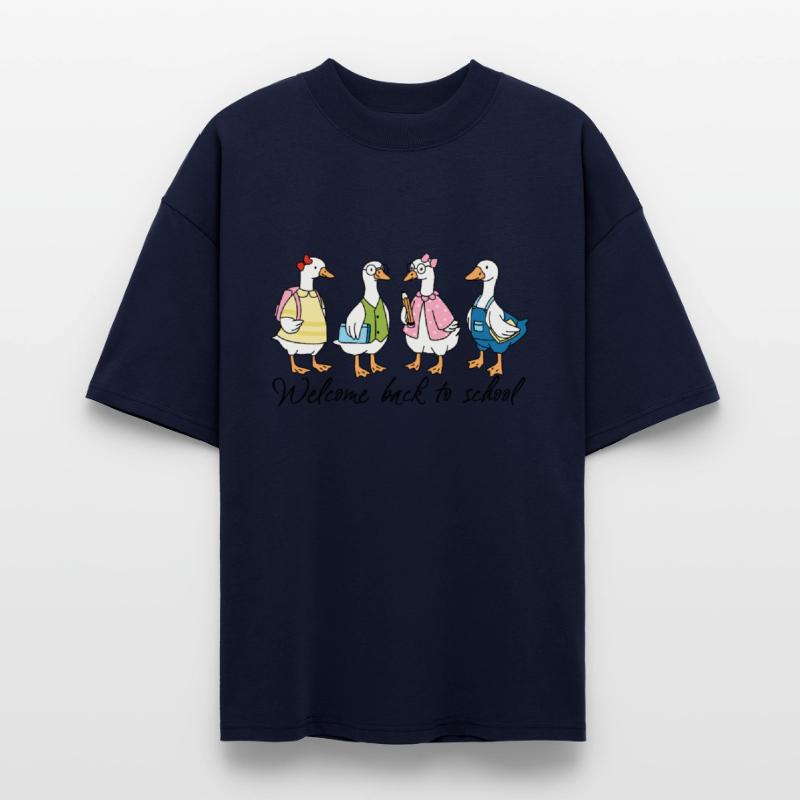 Back to School Goose Family Design