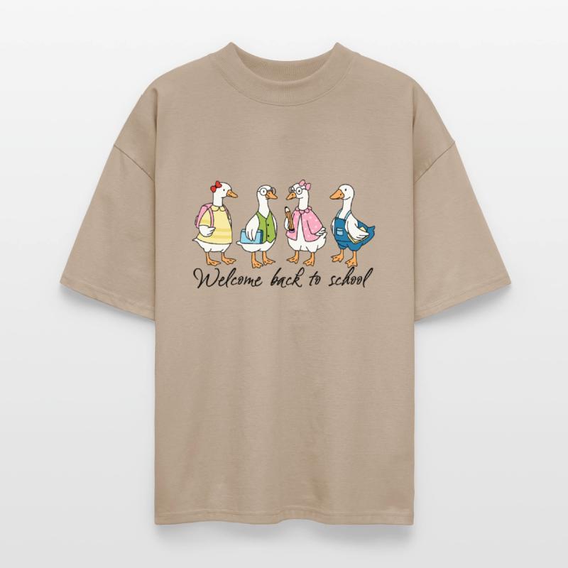 Back to School Goose Family Design