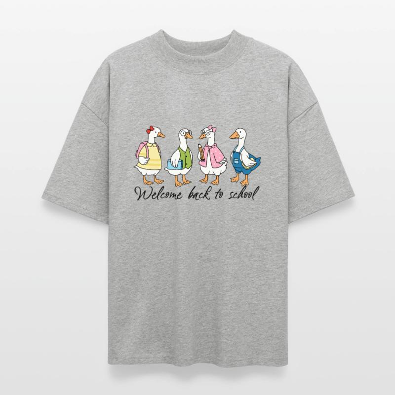 Back to School Goose Family Design