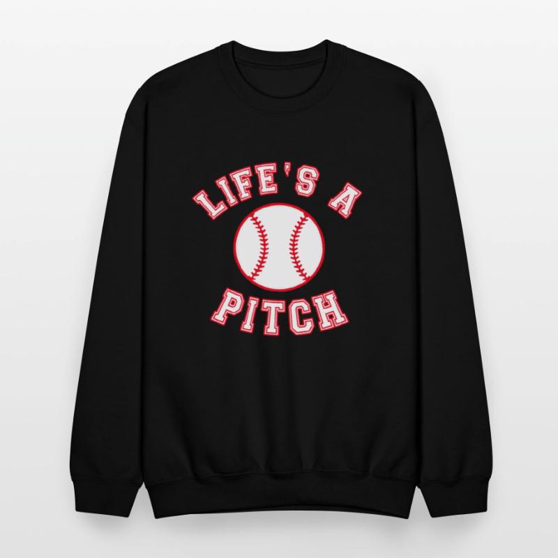 Baseball saying Life's a pitch