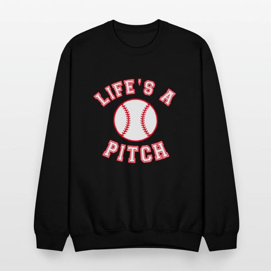 Baseball saying Life's a pitch