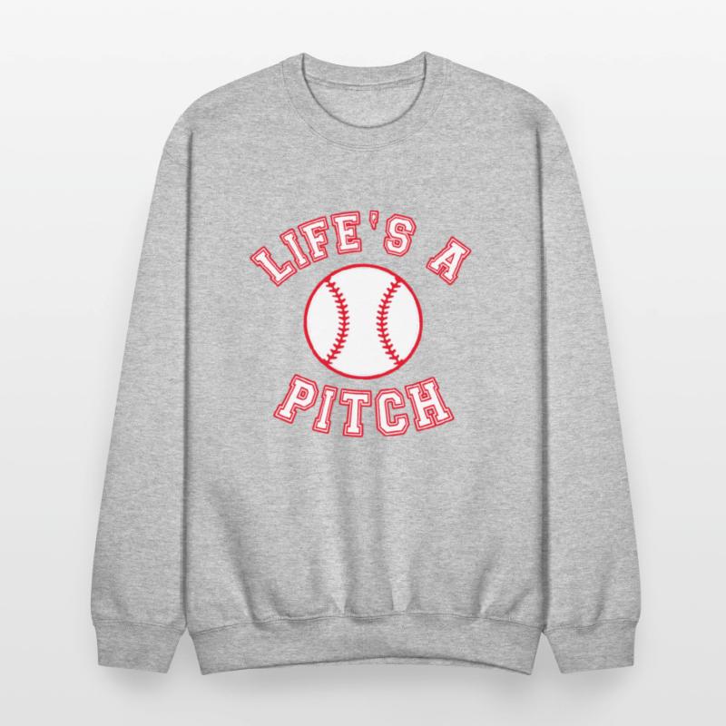 Baseball saying Life's a pitch