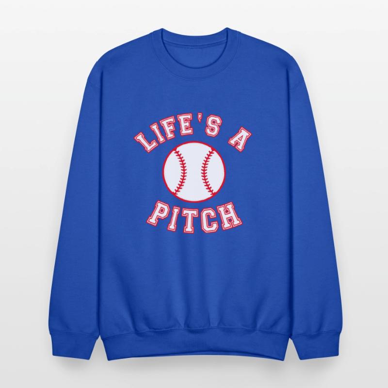 Baseball saying Life's a pitch