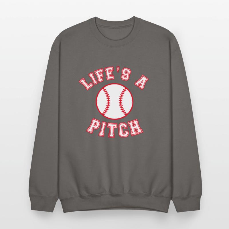 Baseball saying Life's a pitch