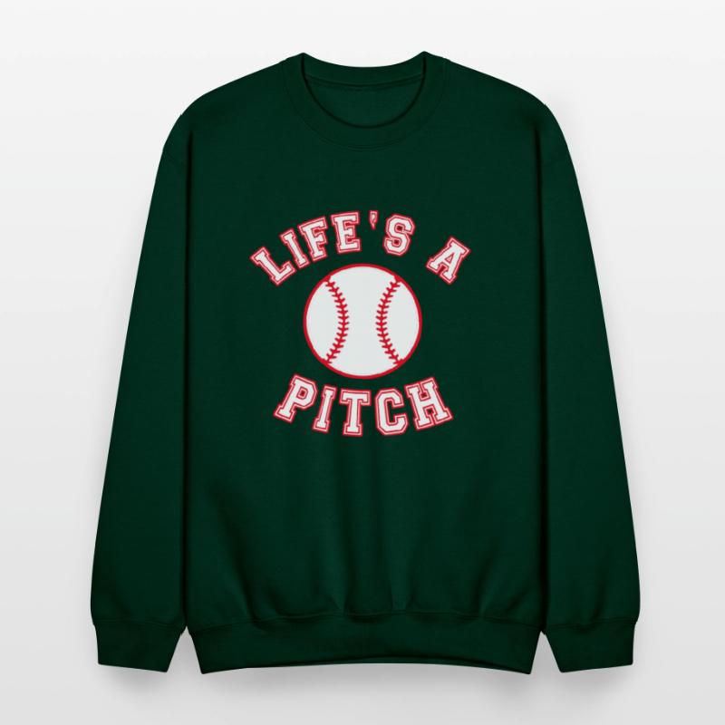 Baseball saying Life's a pitch