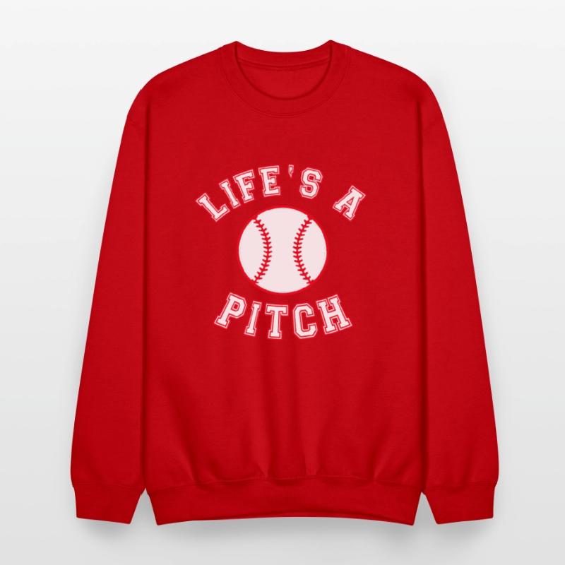 Baseball saying Life's a pitch