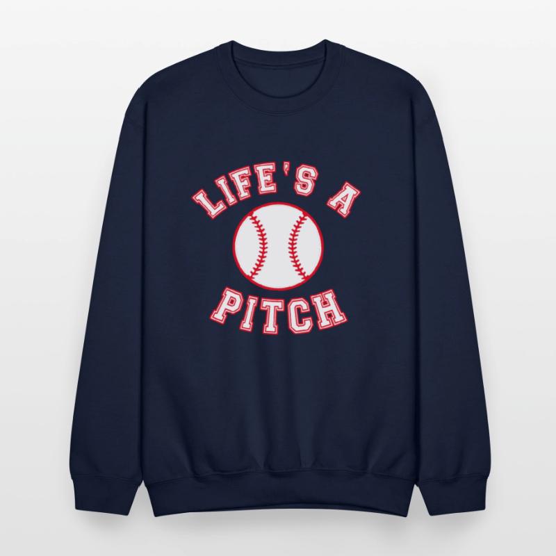 Baseball saying Life's a pitch