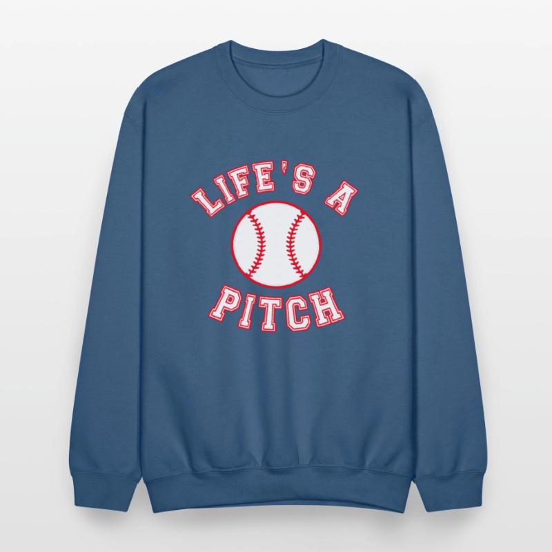 Baseball saying Life's a pitch