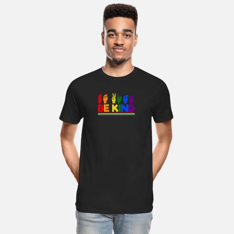Be Kind Rainbow Color - Gay Pride LGBTQ