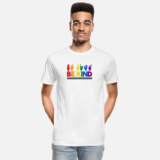 Be Kind Rainbow Color - Gay Pride LGBTQ