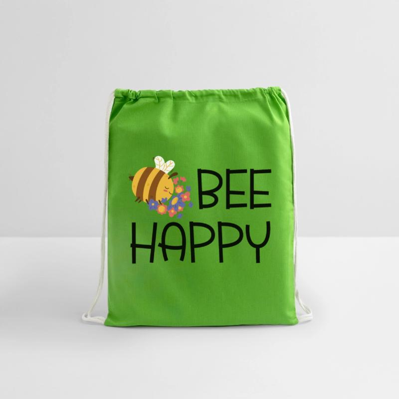 Bee happy schwarz