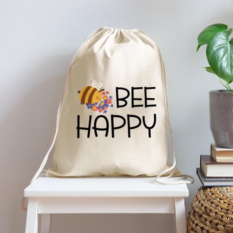 Bee happy schwarz