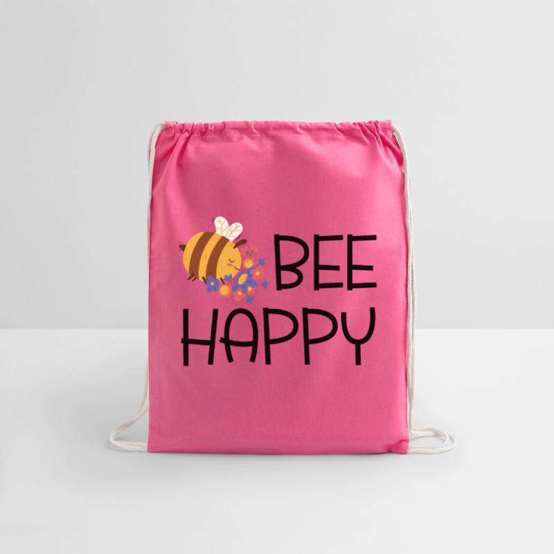 Bee happy schwarz