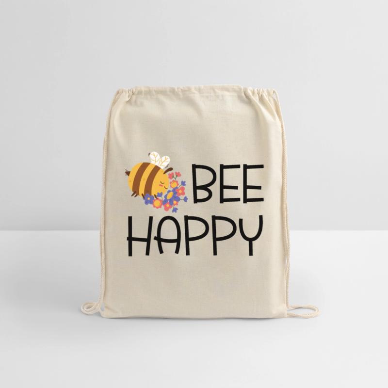 Bee happy schwarz