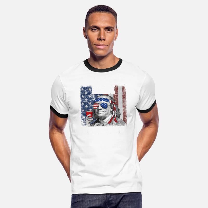 Ben Drankin Beer 4th of July Funny Patriotic USA