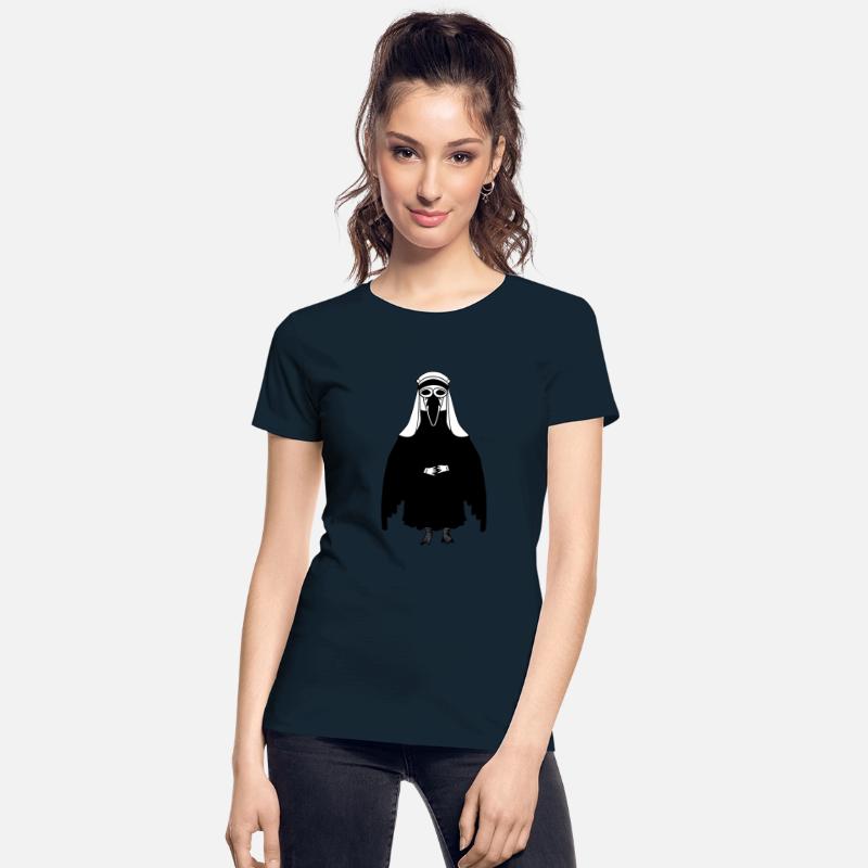 Bird Dark Nun Priest Angel Vector 3 Colors
