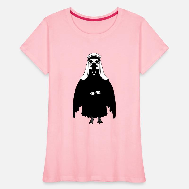 Bird Dark Nun Priest Angel Vector 3 Colors