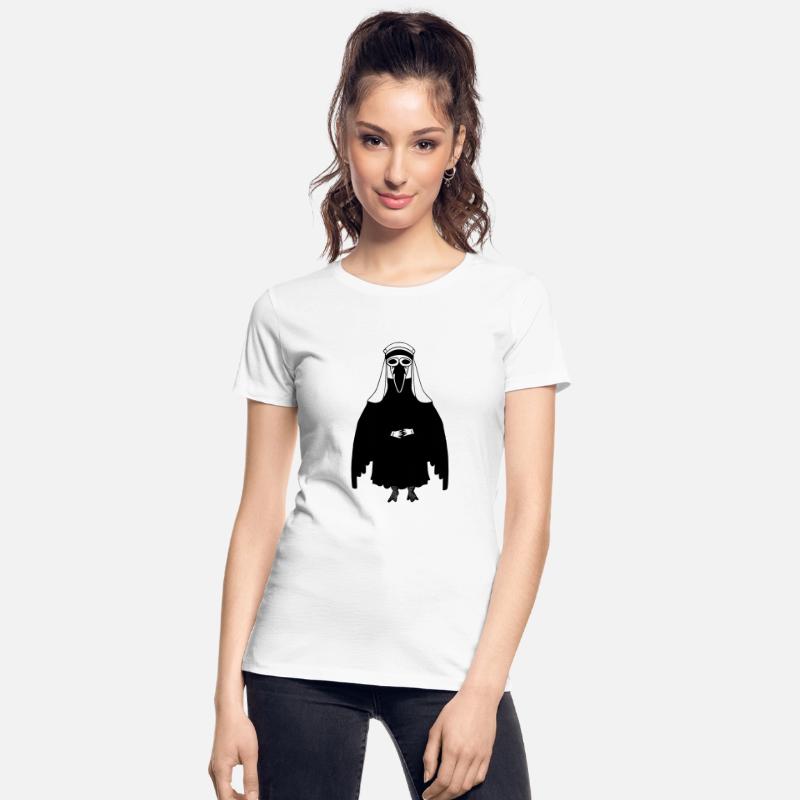 Bird Dark Nun Priest Angel Vector 3 Colors