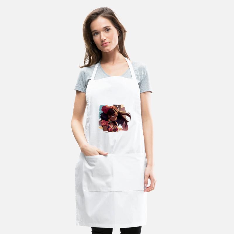 Black Girl with Urban Background