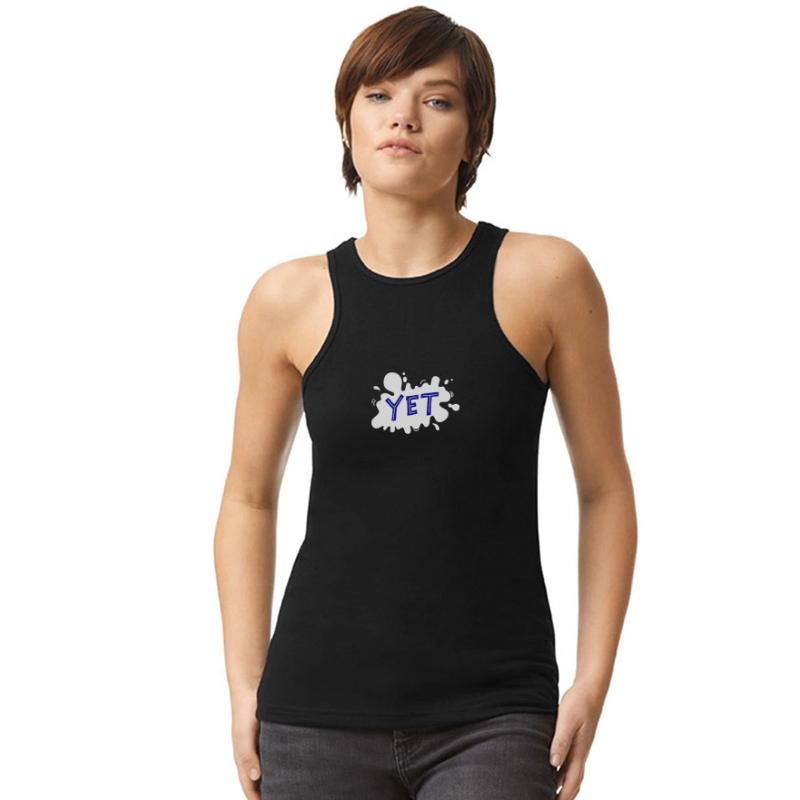 Bold YET Text Splash Design