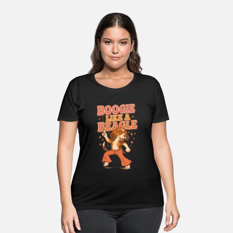 Boogie Like a Beagle Retro Dancing Dog Design
