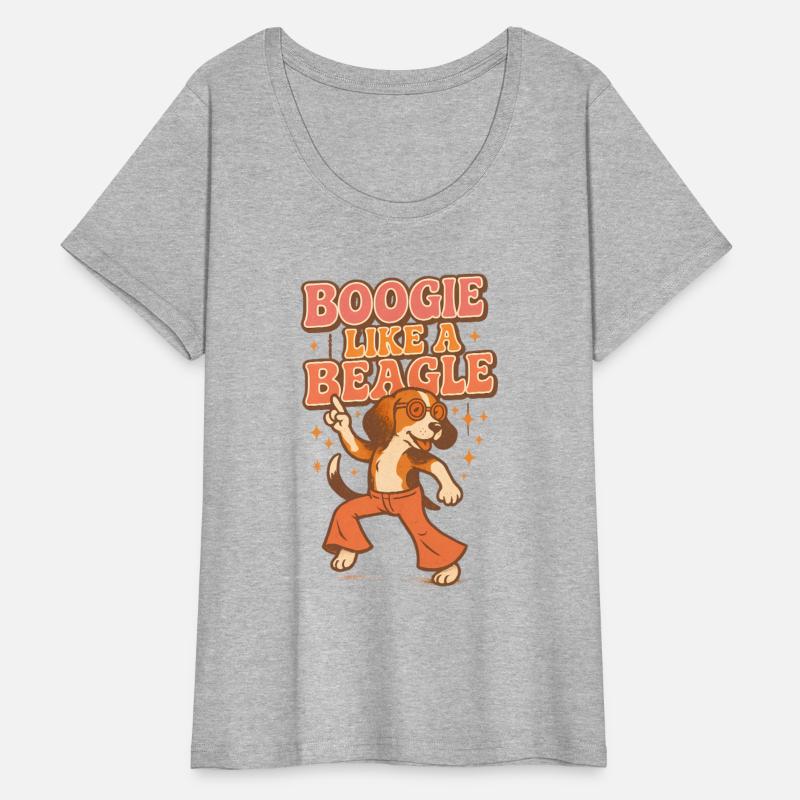 Boogie Like a Beagle Retro Dancing Dog Design