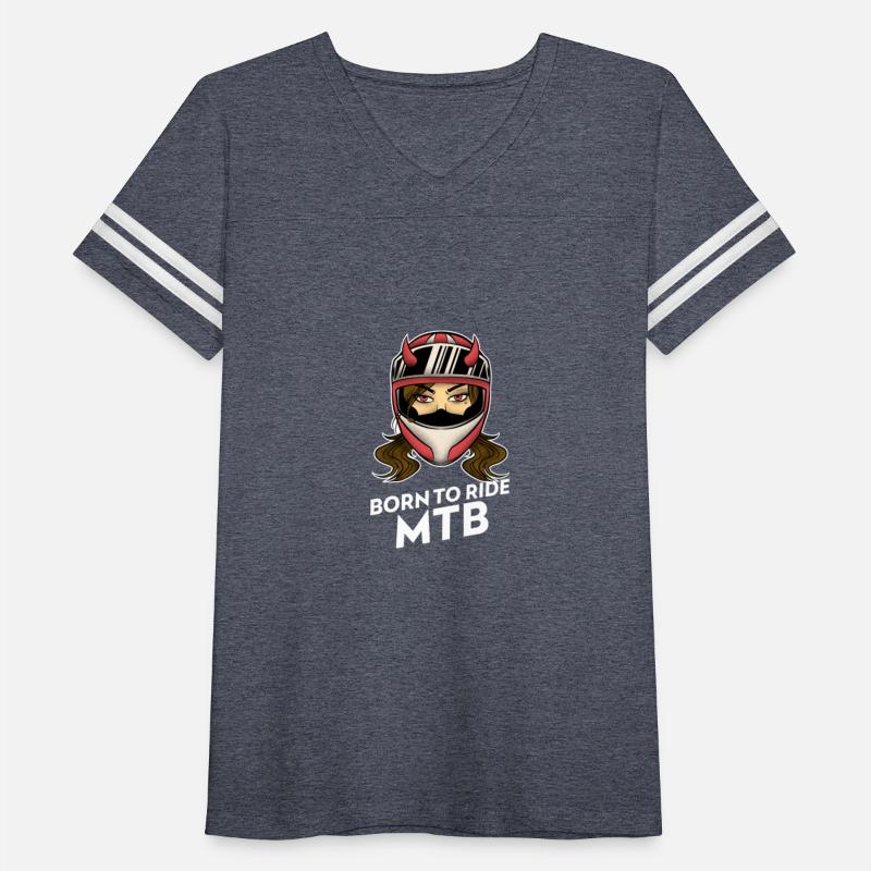 born to ride mtb mountain biking girl design
