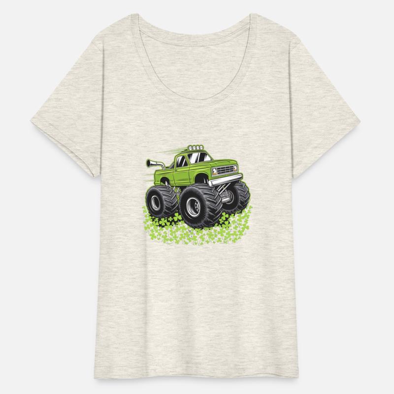 Boys St Patricks Day Toddler Lucky Monster Truck