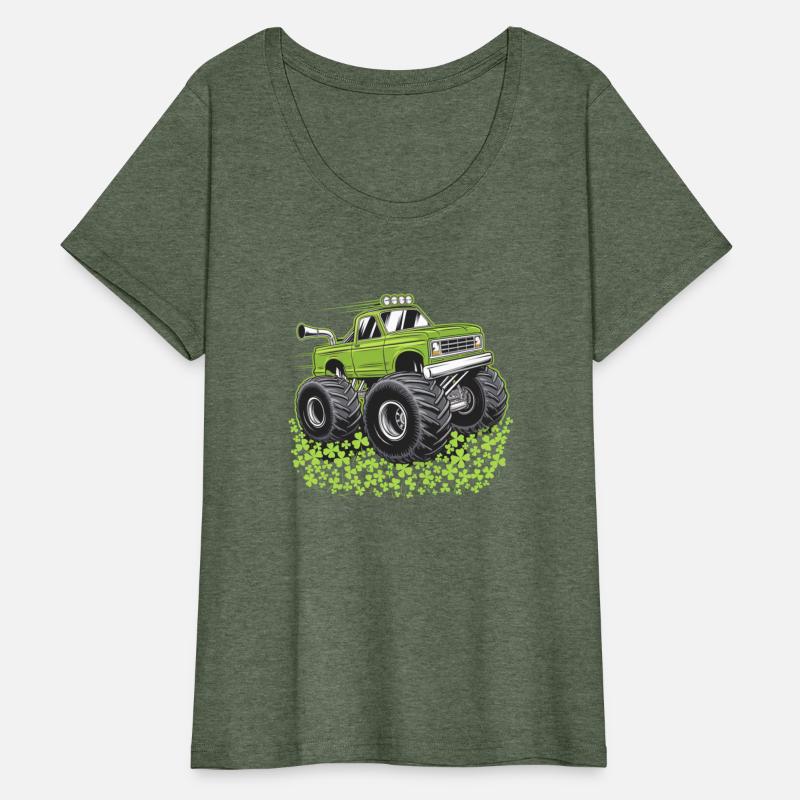 Boys St Patricks Day Toddler Lucky Monster Truck