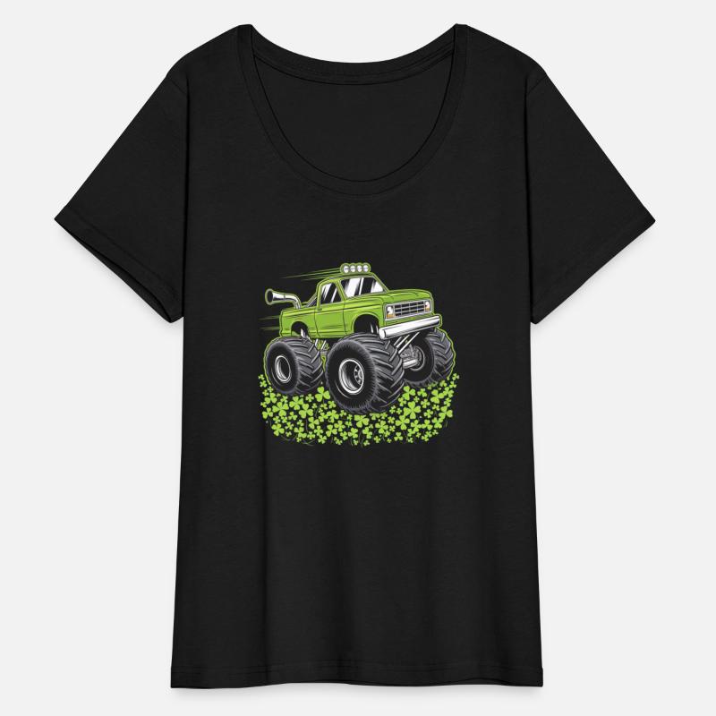 Boys St Patricks Day Toddler Lucky Monster Truck