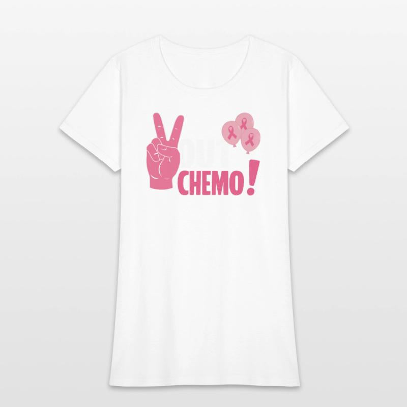 Breast Cancer Awareness Month Pink Ribbon Chemo