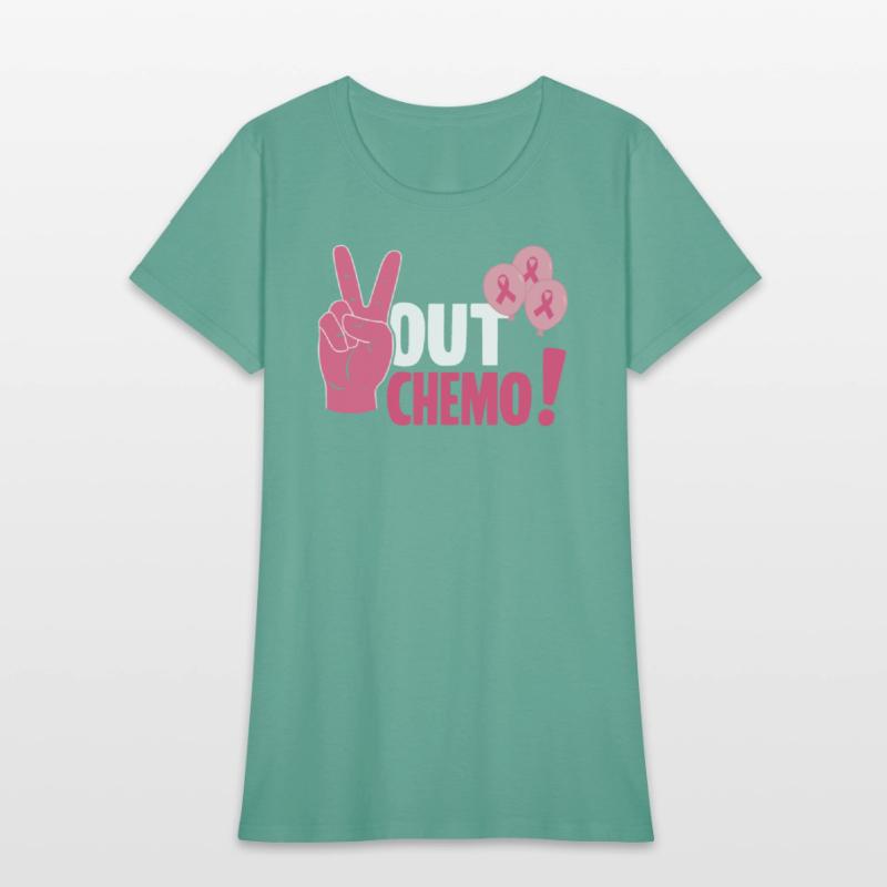 Breast Cancer Awareness Month Pink Ribbon Chemo