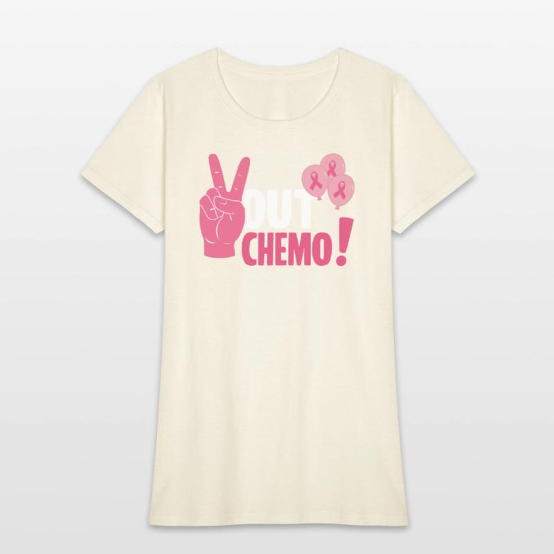 Breast Cancer Awareness Month Pink Ribbon Chemo