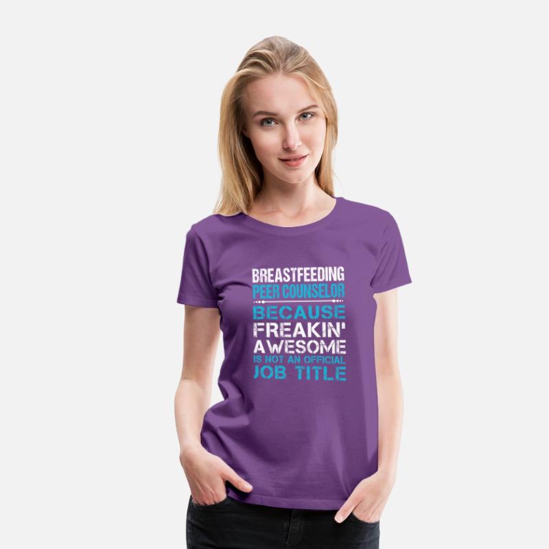 Breastfeeding Peer Counselor T Shirt - Freaking Aw