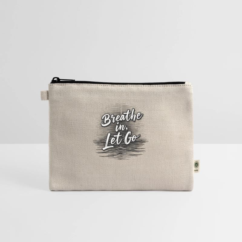 Breathe In Let Go Inspirational Quote Med