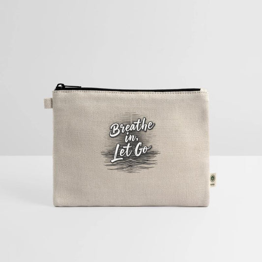 Breathe In Let Go Inspirational Quote Med